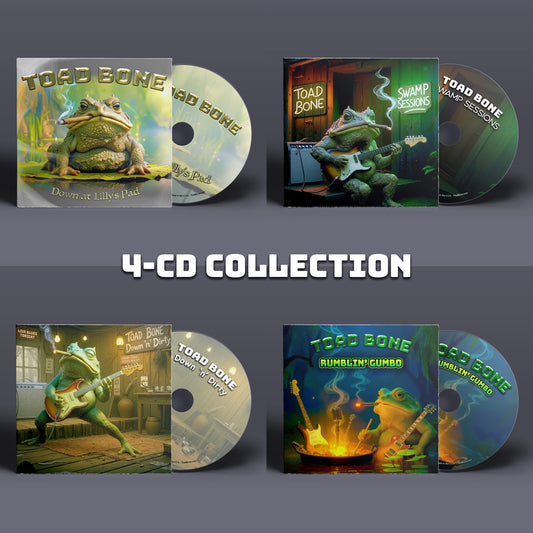 Toad Bone - 4-Album CD Collection